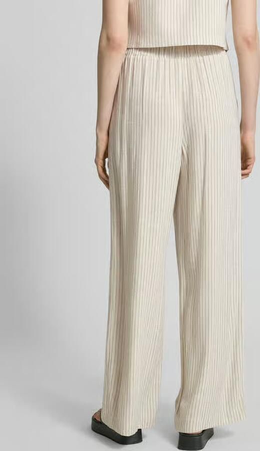 YAS Wide leg stoffen broek met elastische band model 'LIRU' - Foto 7