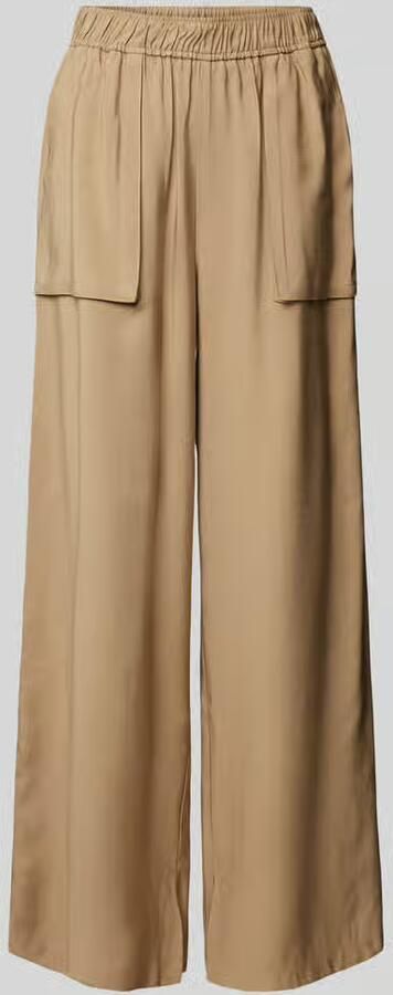 YAS Wide leg stoffen broek met opgestikte zakken model 'ERMILLA' - Foto 2