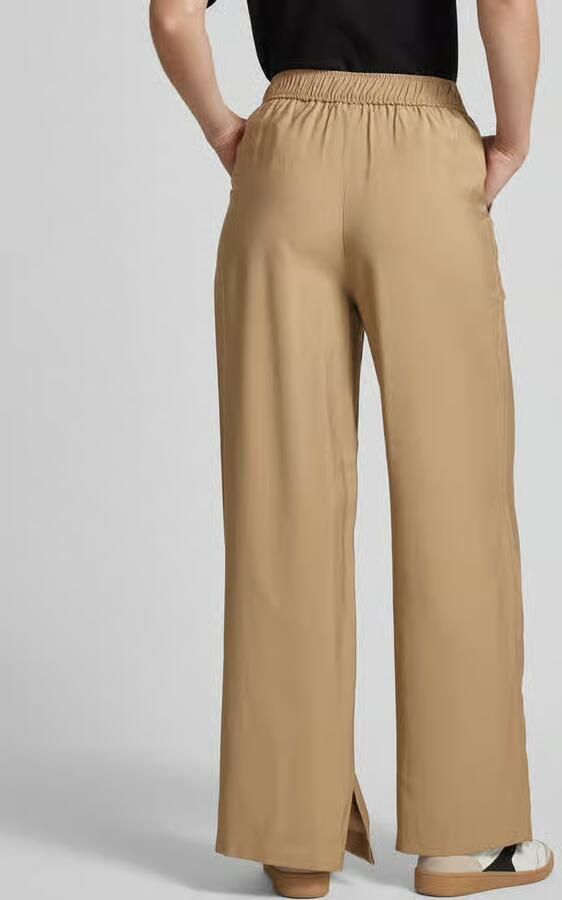 YAS Wide leg stoffen broek met opgestikte zakken model 'ERMILLA' - Foto 2