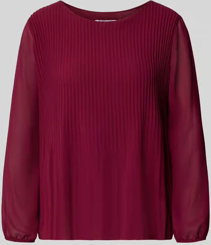 ZABAIONE blouse met lange mouwen van viscosemix model 'EVA'