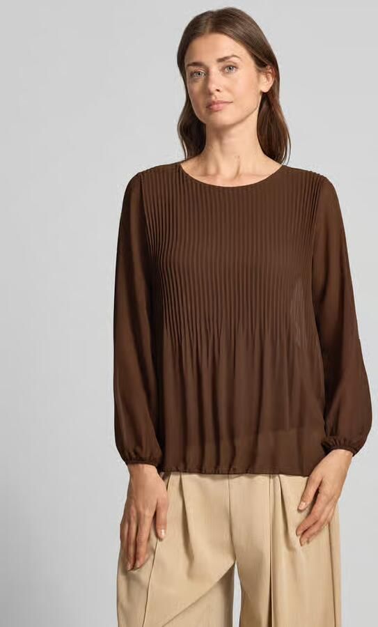 ZABAIONE blouse met lange mouwen van viscosemix model 'EVA' - Foto 2