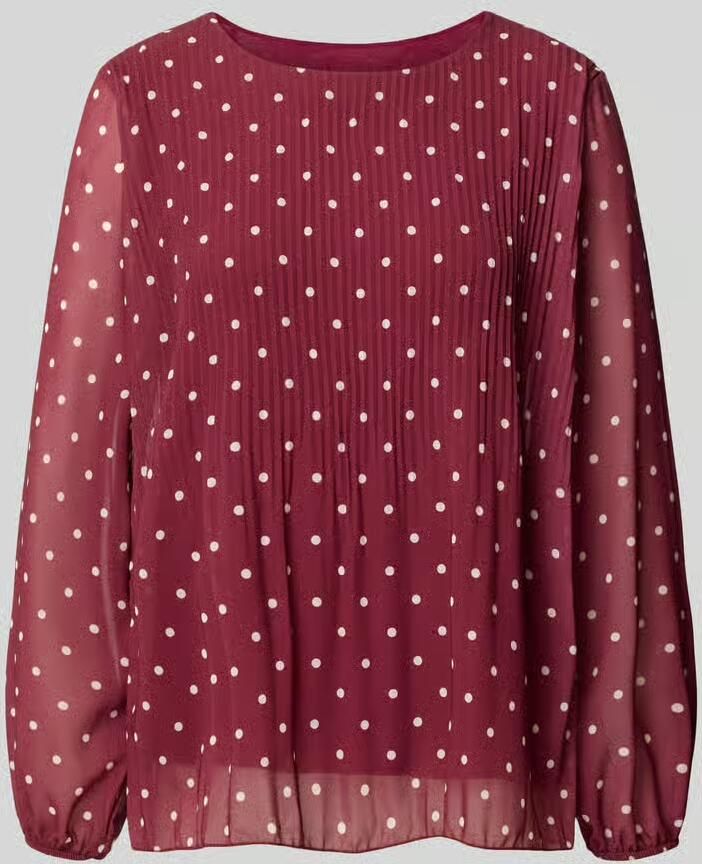 ZABAIONE Blouse met plissévouwen model 'Ka44na'