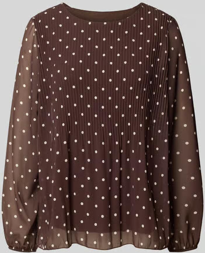 ZABAIONE Blouse met plissévouwen model 'Ka44na'
