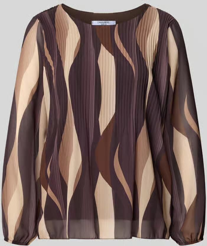 ZABAIONE Blouse met plissévouwen model 'Re44ynaa'