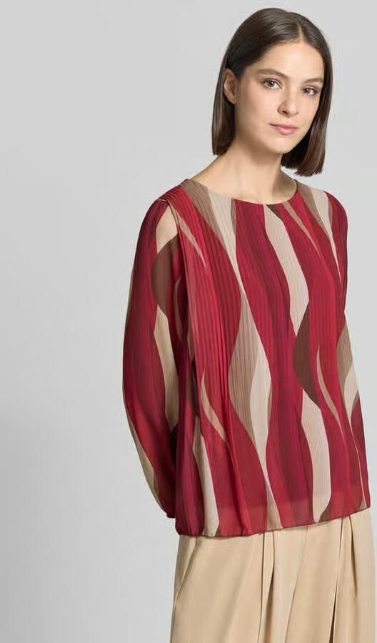 ZABAIONE Blouse met plissévouwen model 'Re44ynaa' - Foto 3