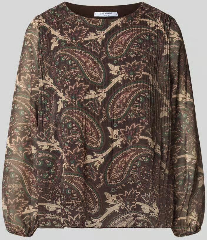 ZABAIONE Blouseshirt met plissévouwen model 'Ka44ia'