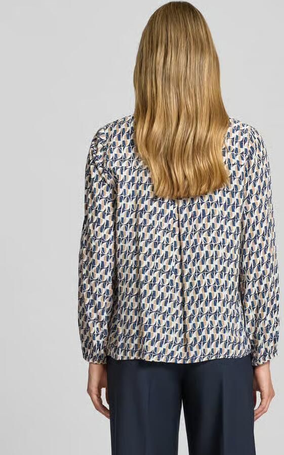 ZABAIONE Blouseshirt van viscose met tuniekkraag model 'Ha44nna'
