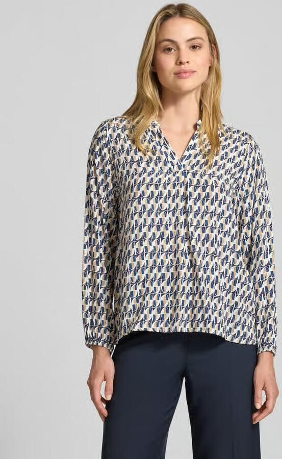 ZABAIONE Blouseshirt van viscose met tuniekkraag model 'Ha44nna' - Foto 2