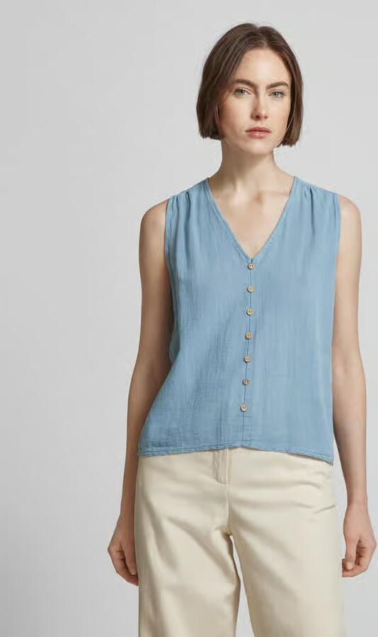 ZABAIONE Blousetop met sierknoopsluiting model 'Da44ria' - Foto 2