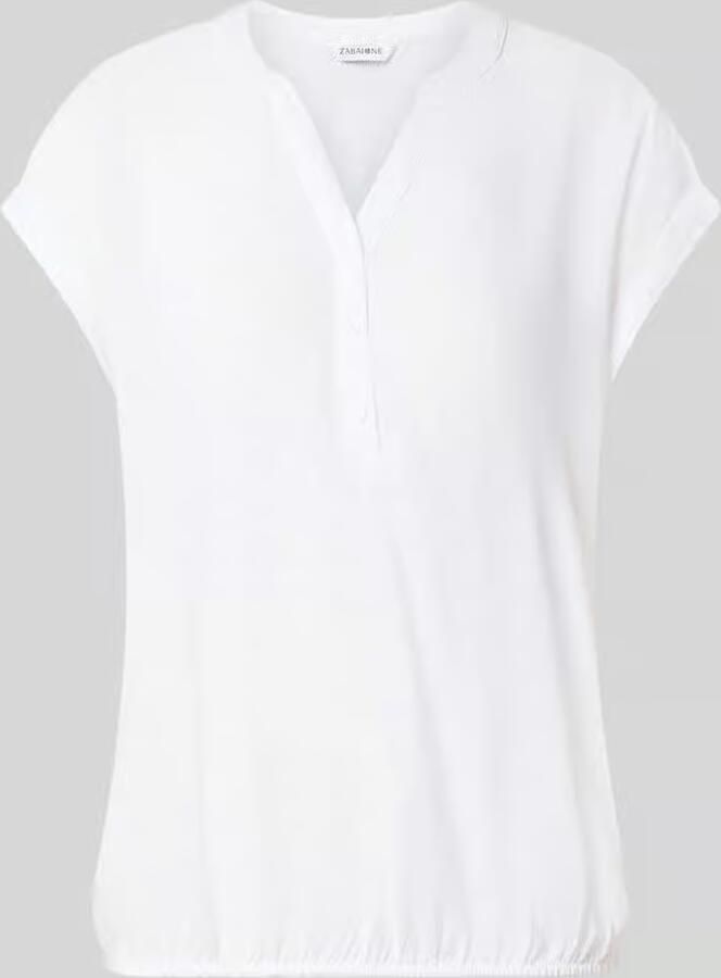 ZABAIONE Blousetop van viscose met knoopsluiting model 'Mi44riama'
