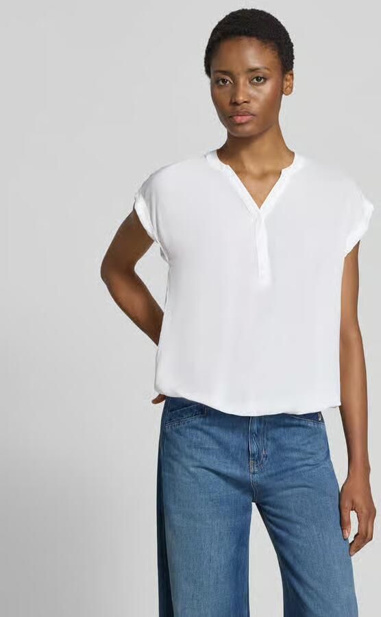 ZABAIONE Blousetop van viscose met knoopsluiting model 'Mi44riama' - Foto 2