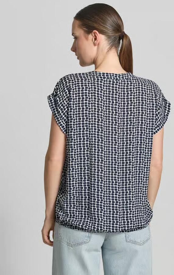 ZABAIONE Blousetop van viscose met knoopsluiting model 'Mi44riama' - Foto 2