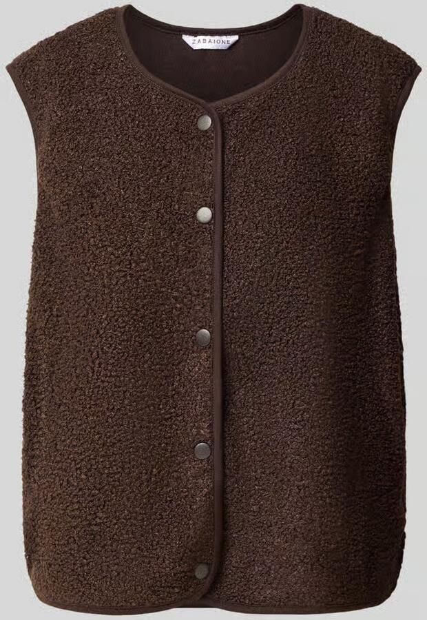ZABAIONE Bodywarmer met drukknoopsluiting model 'Wi44nnie'