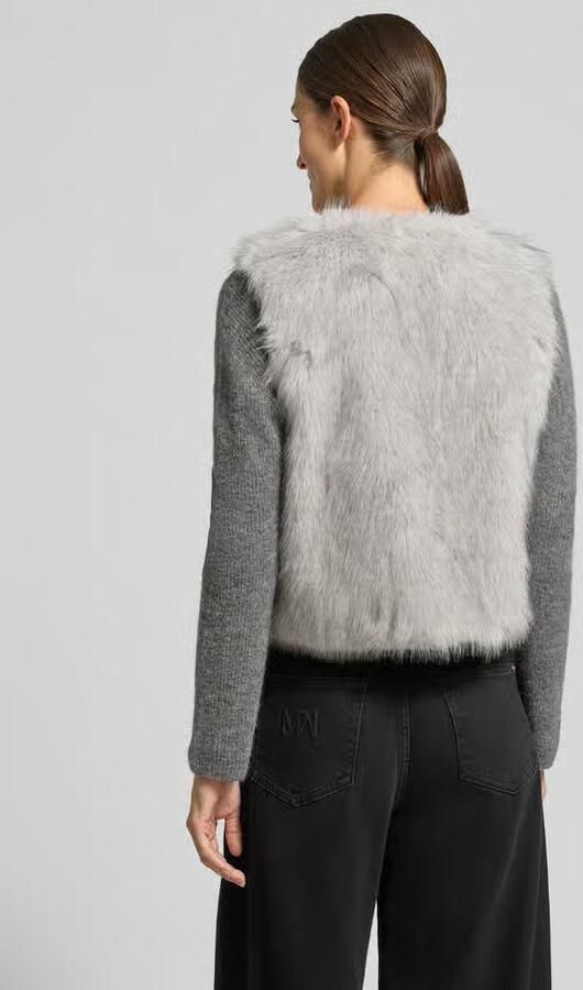 ZABAIONE Regular fit bodywarmer van imitatiebont model 'Pu44nch' - Foto 3