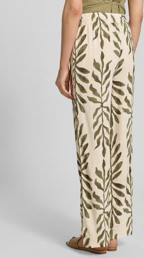 ZABAIONE Broek van mix van viscose en linnen model 'Ca44talina'