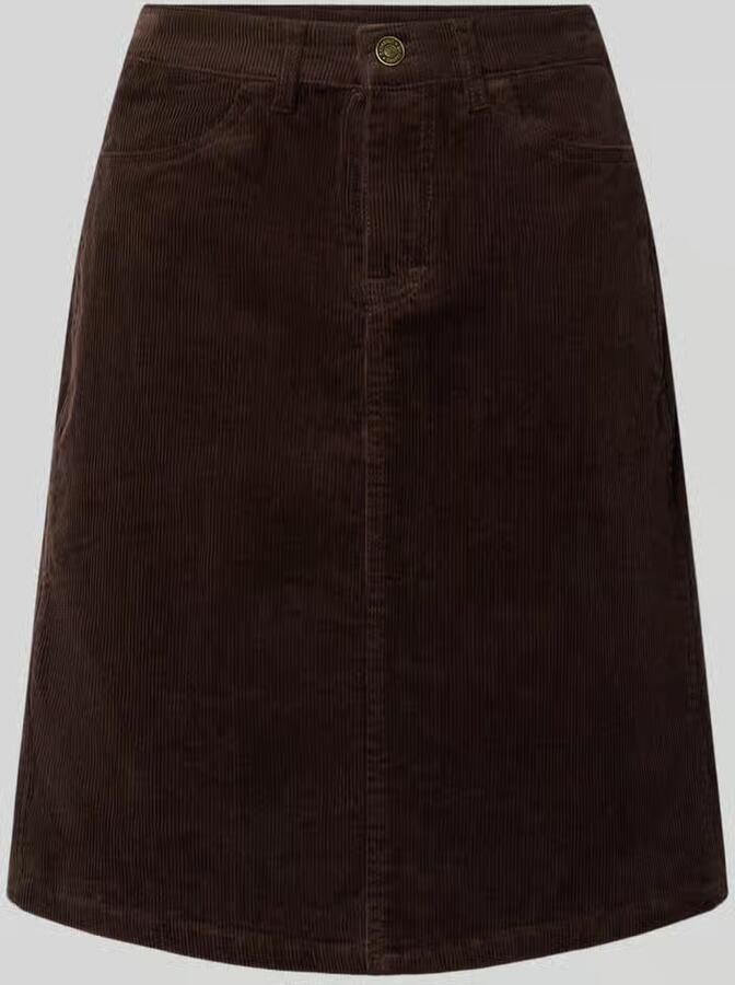 ZABAIONE Corduroy rok met achterzakken model 'Gi44anna'