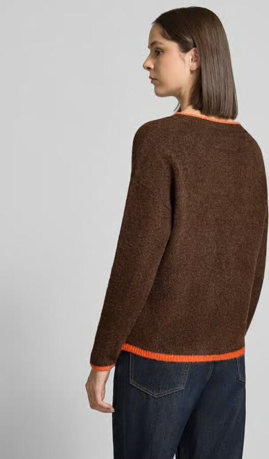 ZABAIONE Gebreide pullover met v-hals model 'Ro44sie' - Foto 3