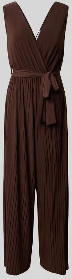 ZABAIONE Jumpsuit met plissévouwen en strikceintuur model 'Ju44le'