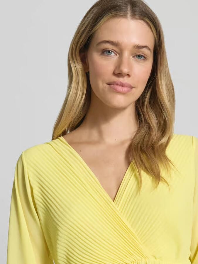 ZABAIONE Knie-lange jurk met plissévouwen model 'Im44sa'