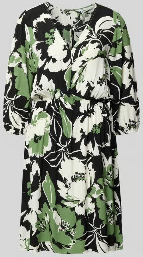 ZABAIONE Knie-lange jurk van viscose in all-over look model 'Fe44li'