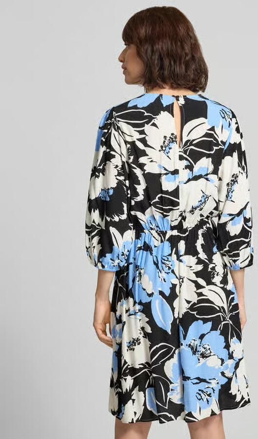 ZABAIONE Knie-lange jurk van viscose in all-over look model 'Fe44li' - Foto 3