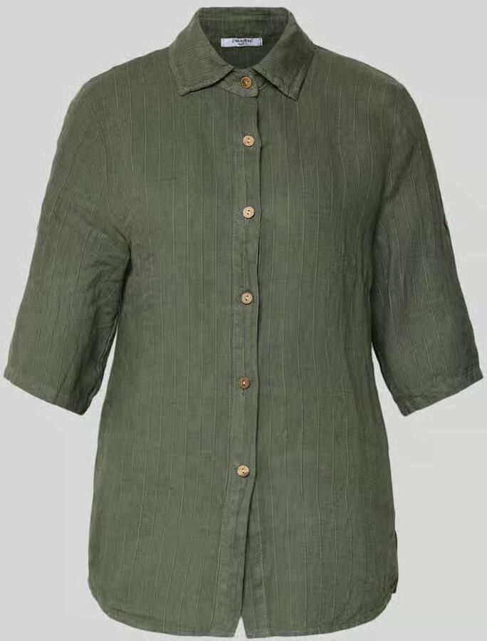 ZABAIONE Linnen blouse met 1 2-mouwen model 'Si44laa' - Foto 2