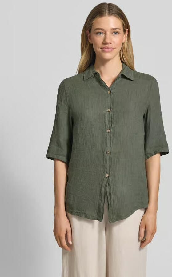 ZABAIONE Linnen blouse met 1 2-mouwen model 'Si44laa' - Foto 2