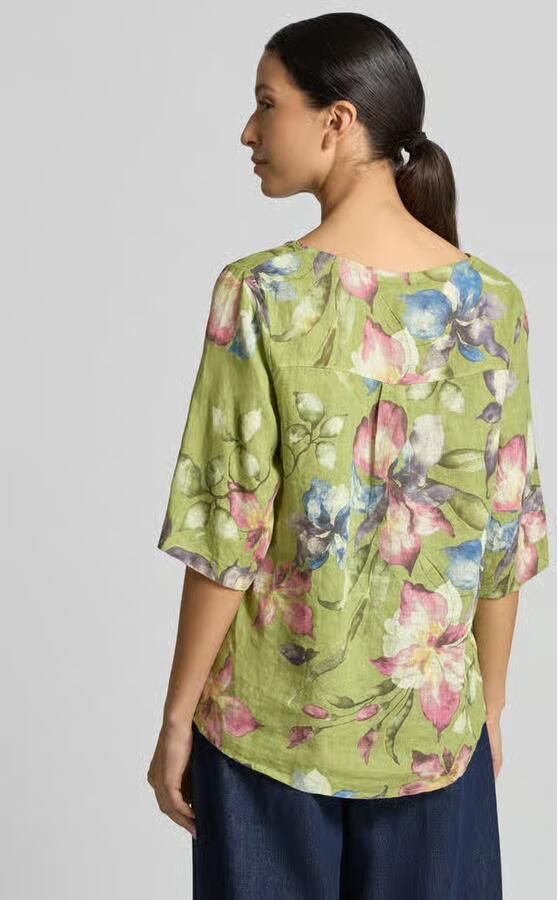 ZABAIONE linnen blouse van puur Linnen model 'Rileyy' - Foto 2