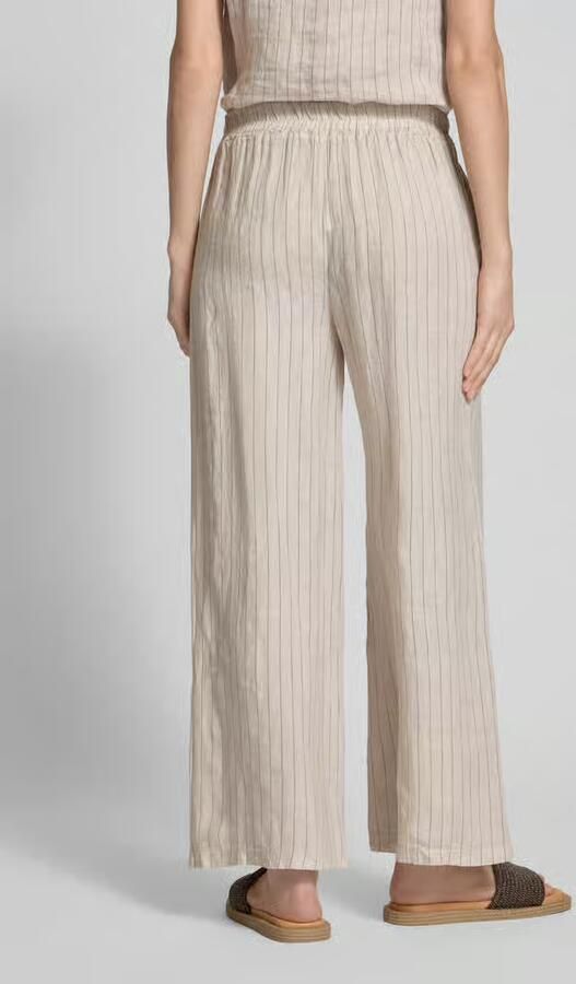 ZABAIONE Linnen broek met elastische band
