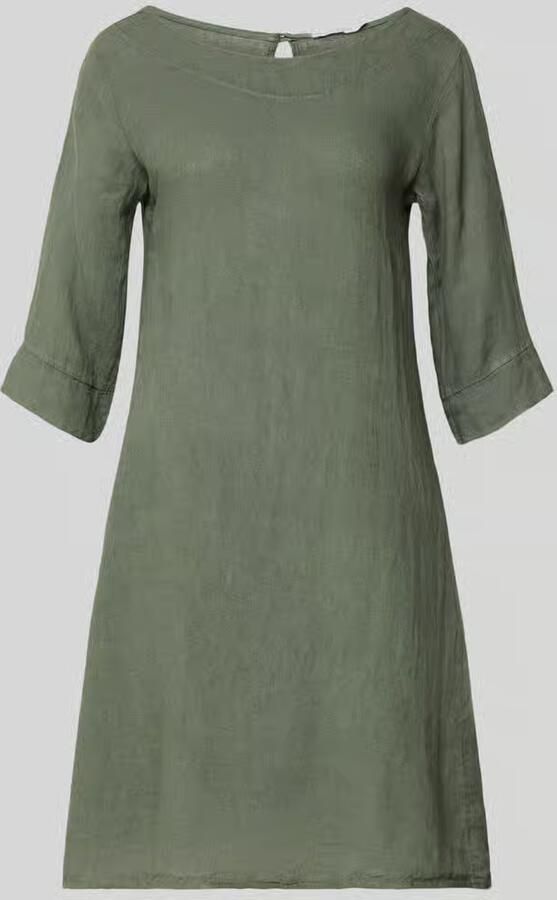 ZABAIONE Linnen jurk met ronde hals model 'Le44tizia' - Foto 2