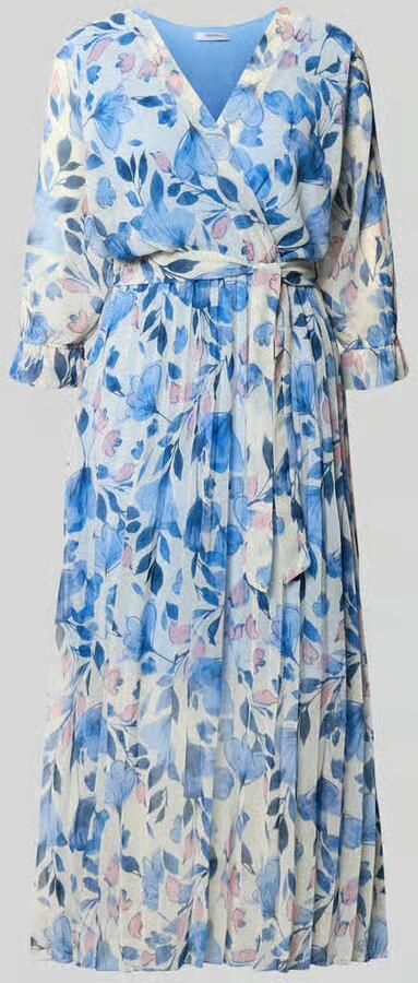 ZABAIONE Midi-jurk in all-over look met Strikceintuur