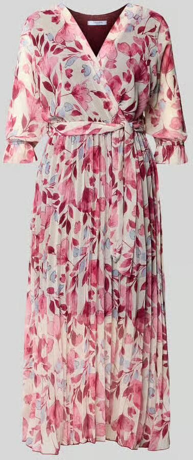 ZABAIONE Midi-jurk in all-over look met Strikceintuur