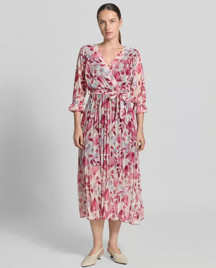 ZABAIONE Midi-jurk in all-over look met Strikceintuur - Foto 3