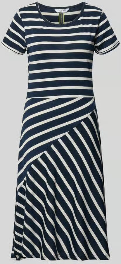 ZABAIONE midi-jurk in all-over look model 'Be44lissa'