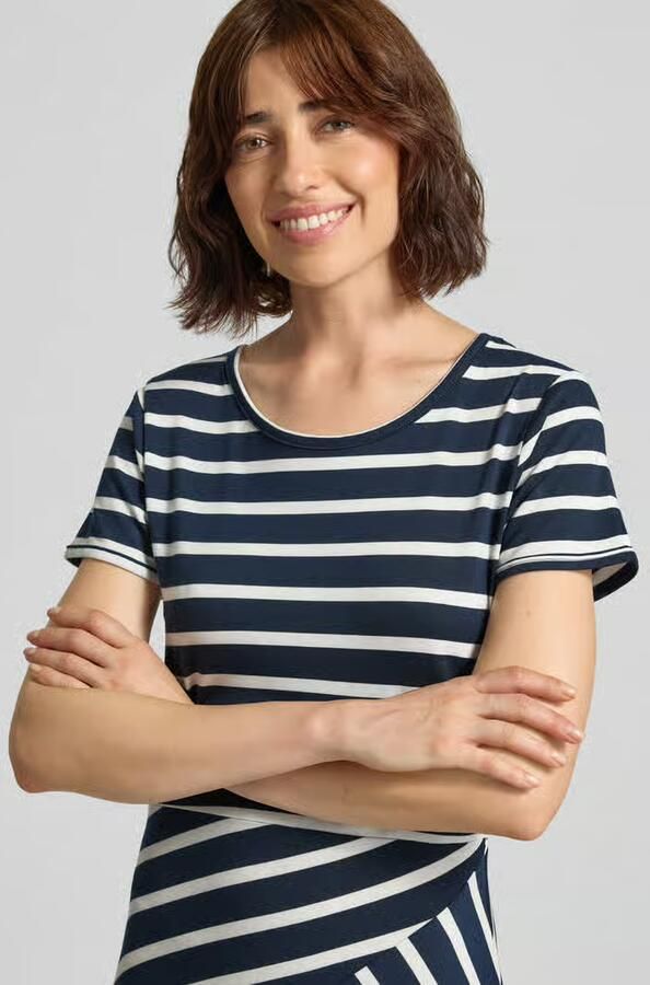 ZABAIONE midi-jurk in all-over look model 'Be44lissa' - Foto 2