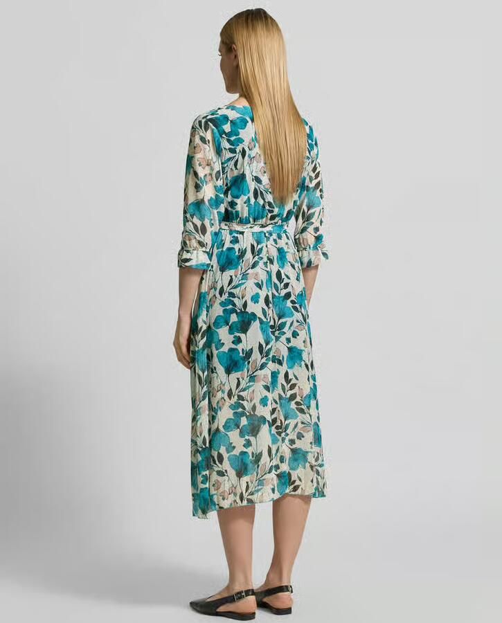 ZABAIONE midi-jurk in wikkellook model 'Mo44moo'