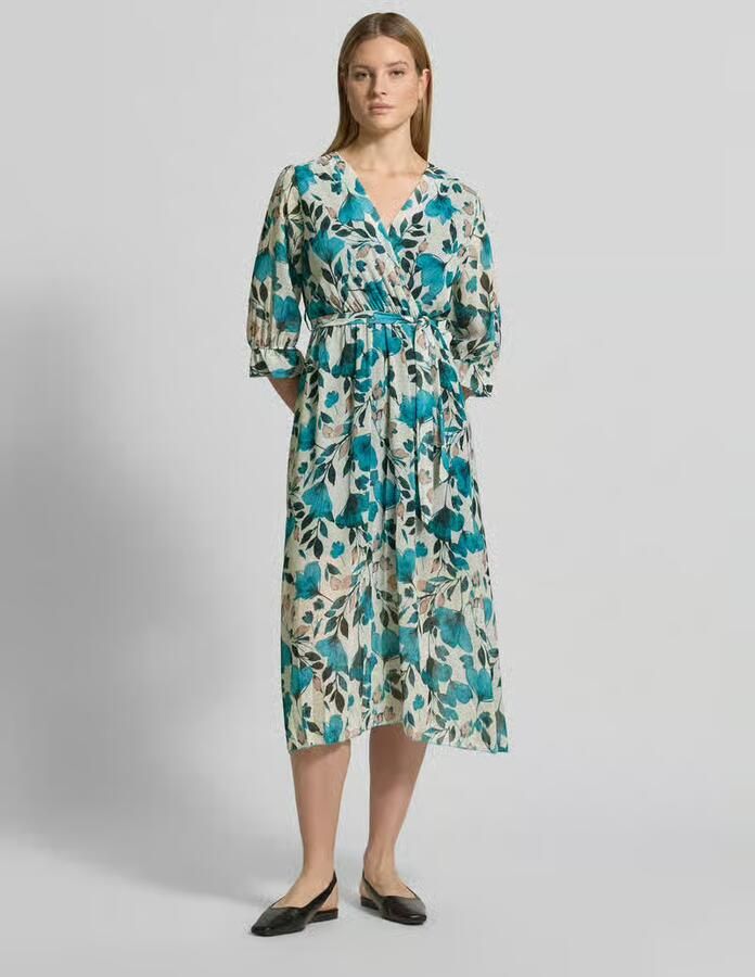 ZABAIONE midi-jurk in wikkellook model 'Mo44moo' - Foto 2