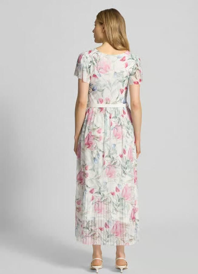 ZABAIONE midi-jurk met riem model 'Be44lla'