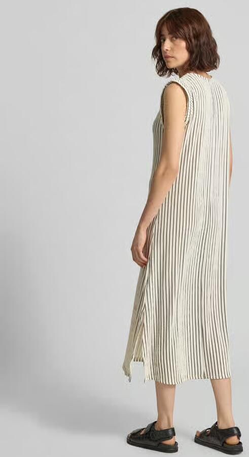 ZABAIONE midi-jurk met ronde hals model 'Ne44lly'
