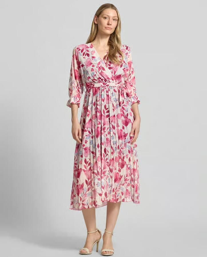 ZABAIONE midi-jurk met strikceintuur model 'Momoo' - Foto 3
