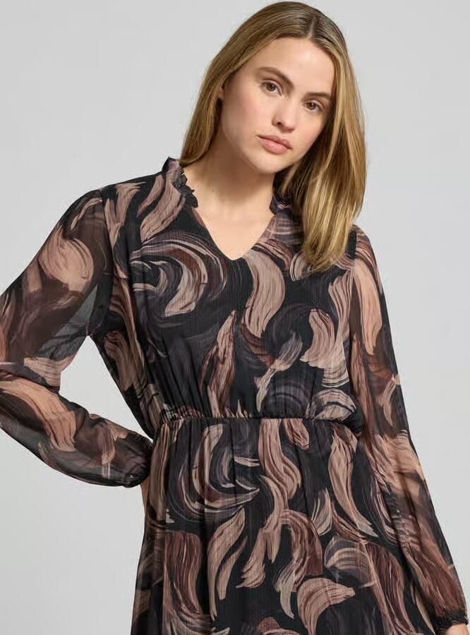 ZABAIONE Midi-jurk met V-hals model 'Za44raa' - Foto 2