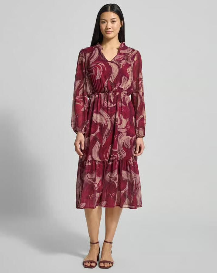 ZABAIONE Midi-jurk met V-hals Model 'Za44raa' - Foto 2
