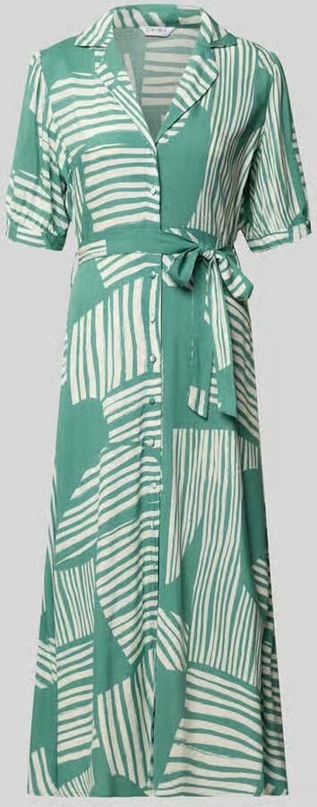 ZABAIONE midi-jurk van pure viscose model 'Azura'