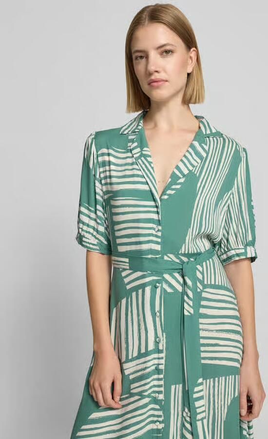 ZABAIONE midi-jurk van pure viscose model 'Azura' - Foto 2