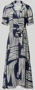 ZABAIONE midi-jurk van pure viscose model 'Azura'