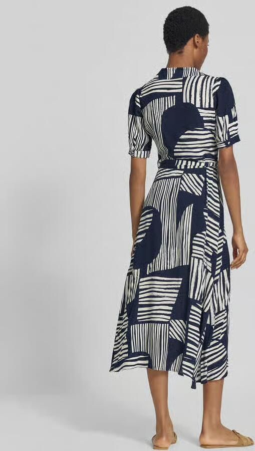 ZABAIONE midi-jurk van pure viscose model 'Azura' - Foto 3