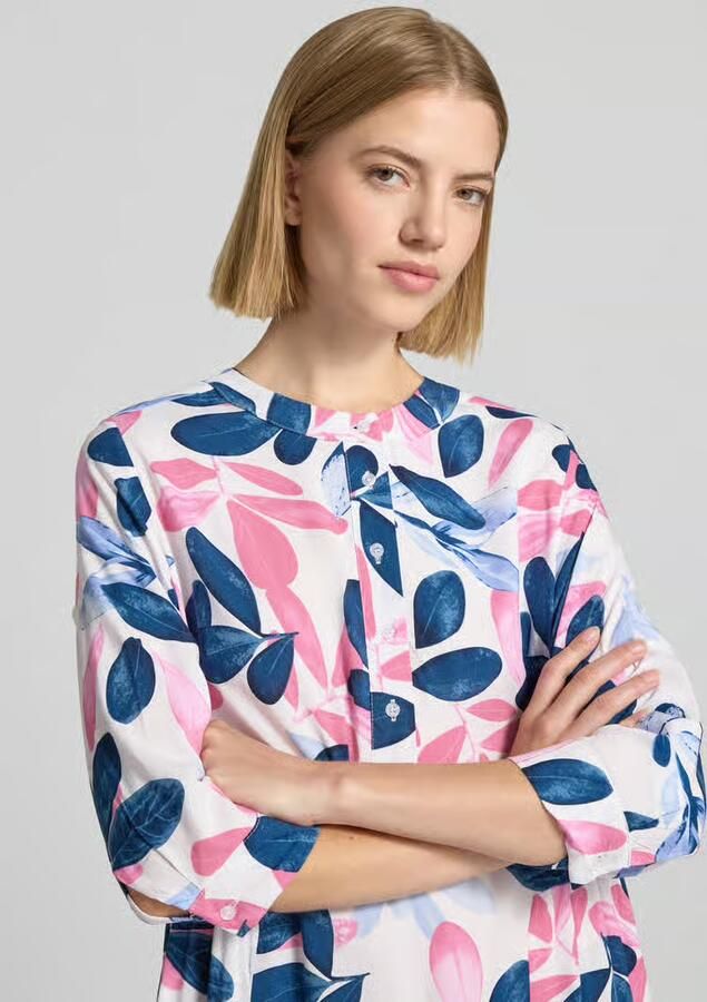 ZABAIONE Midi-jurk van viscose met 3 4-mouw model 'Ma44ilin' - Foto 2
