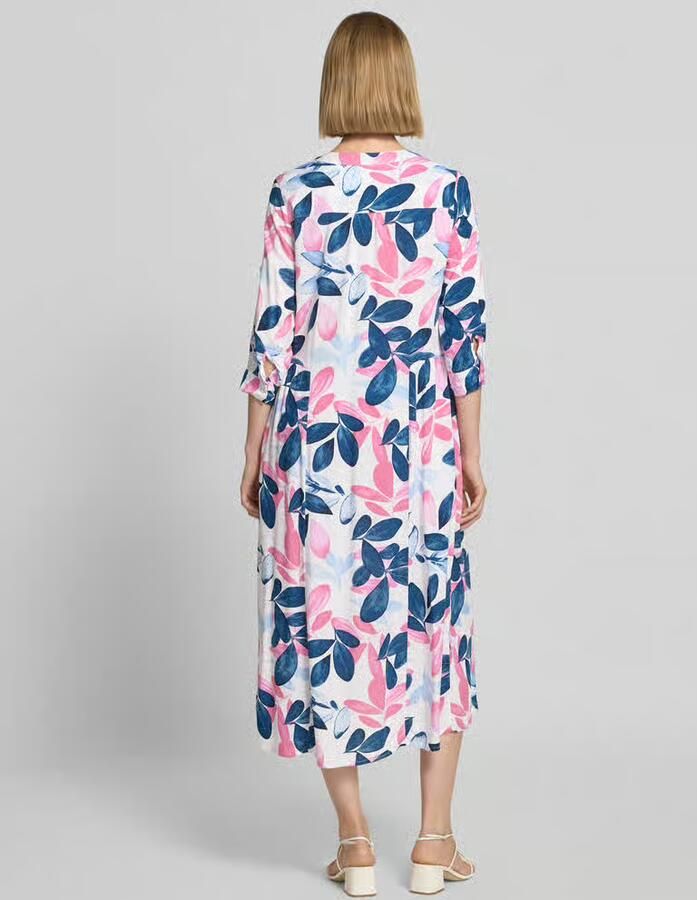 ZABAIONE Midi-jurk van viscose met 3 4-mouw model 'Ma44ilin' - Foto 3