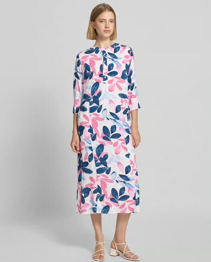 ZABAIONE Midi-jurk van viscose met 3 4-mouw model 'Ma44ilin' - Foto 2