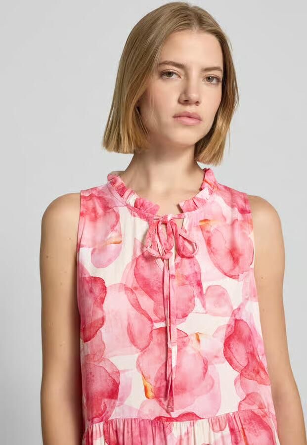 ZABAIONE midi-jurk van viscose model 'Vi44vii' - Foto 2